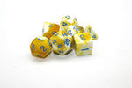 Lemon Swirl Ice Cream - 7pc Polyhedral Dice Set