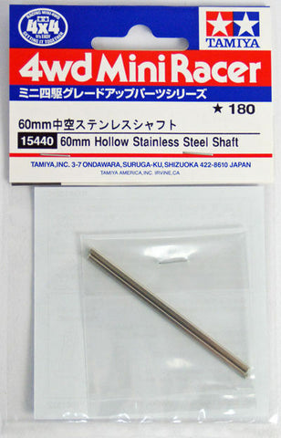 Tamiya Mini 4wd 15440 GP.440 60mm Hollow Stainless Steel Shaft