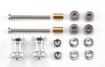 Tamiya Mini 4wd 15403 Double Aluminum Rollers (9-8mm)