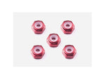 Tamiya Mini 4wd 15493 2mm Aluminium Locknut (Red 5pcs)