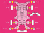 Tamiya Mini 4wd 17902 Beginners Kit Pig Racer (Pink/Raikiri)