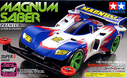 Tamiya Mini 4wd 19431 Magnum Saber Premium (Super II Chassis)