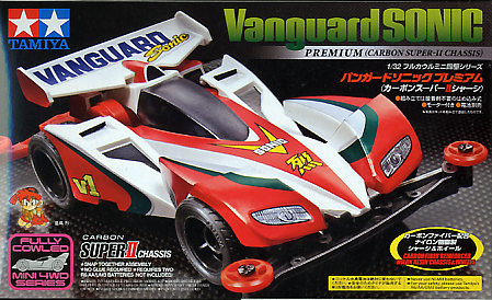 Tamiya Mini 4wd 19435 Vanguard Sonic Premium (Carbon Super II Chassis)