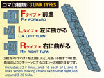Tamiya Education 70232 Chain-Program Robot (Orange/White)
