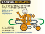 Tamiya Education 70232 Chain-Program Robot (Orange/White)