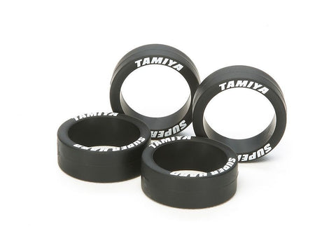 Tamiya Mini 4wd 95323 Super Hard Low Tire (Black)