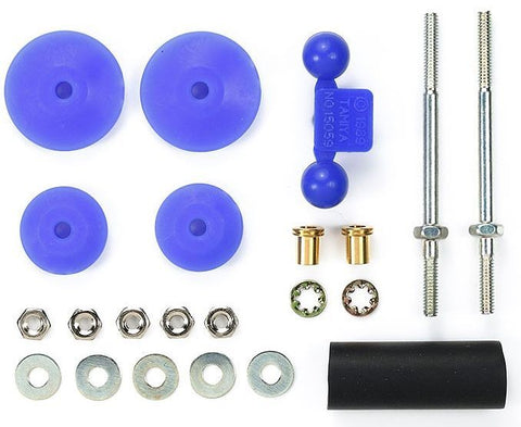 Large Dia. Stabilizer Head Set (11,15mm) (Blue) (Mini 4WD Limited)