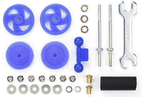 Tamiya Mini 4wd 95430 Large Dia. Stabilizer Head Set 17mm - Blue