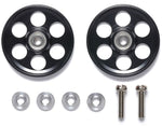 Tamiya Mini 4wd 95498 HG Lightweight 19mm Aluminum Ball-Race Rollers (Ringless/Black)