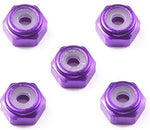 Tamiya Mini 4wd 95555 2mm Aluminum Lock Nut (Purple, 5pcs.)