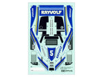 Tamiya Mini 4wd 95572 Rayvolf Polycarbonate Body Special (Light Blue) (MS Chassis)