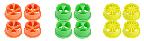 Mini 4WD Fluro Wheel Set